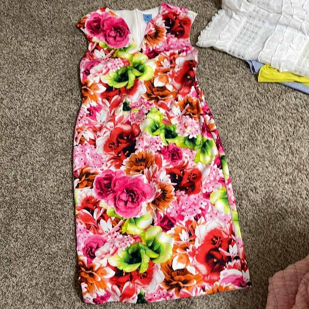 Beautiful, easy care, floral dress